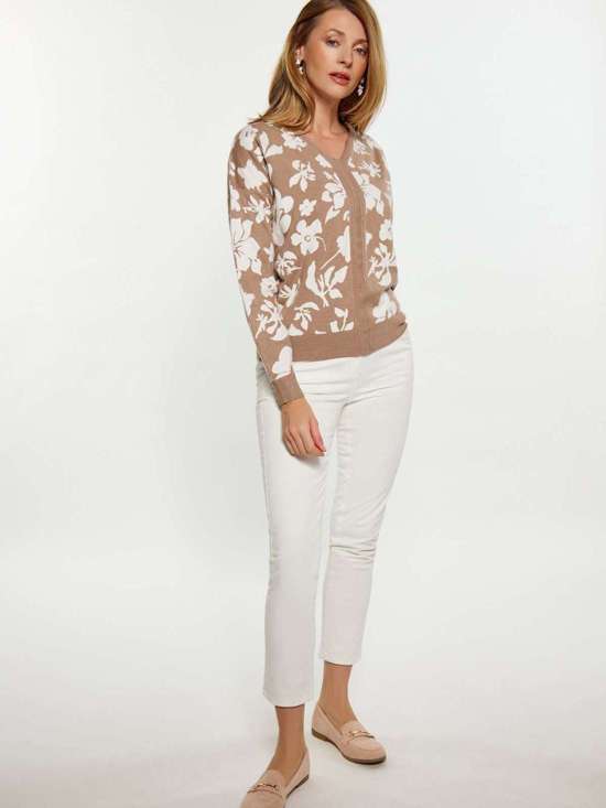 серо-коричневый узорчатый