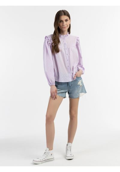 purple gepunktet