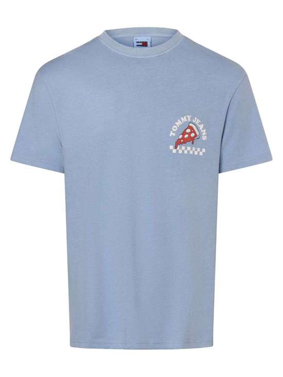 голубой с рисунком