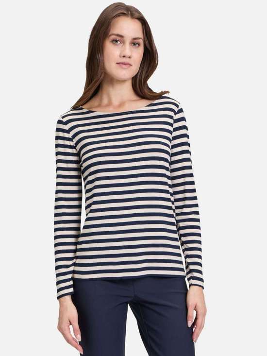 beige mehrfarbig gestreift