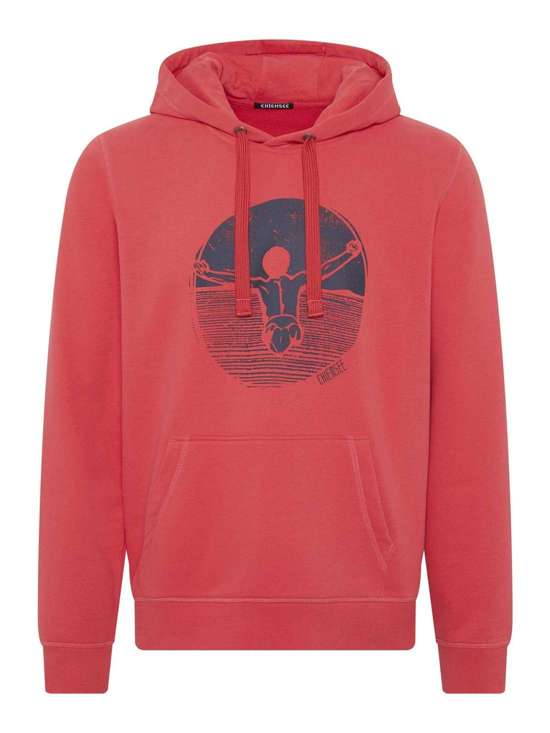 красный с рисунком