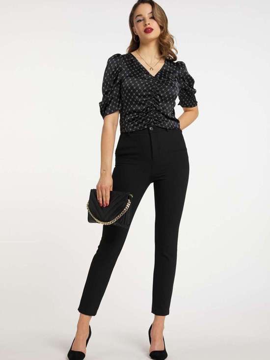 чёрный с рисунком