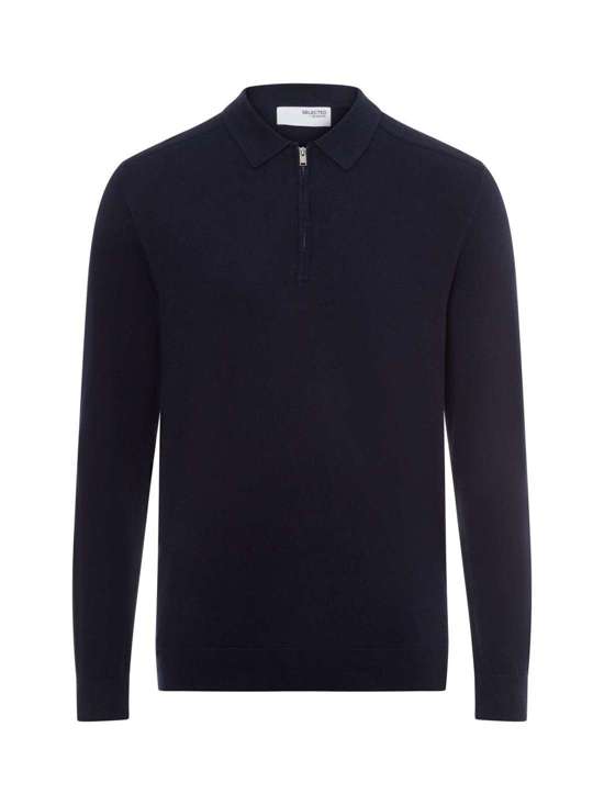 синий морской мелированный