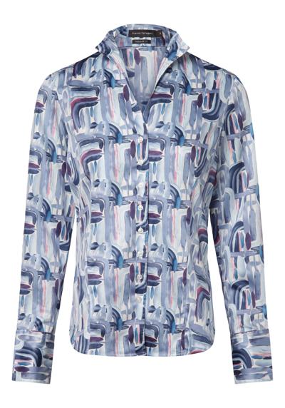 blau pink gemustert