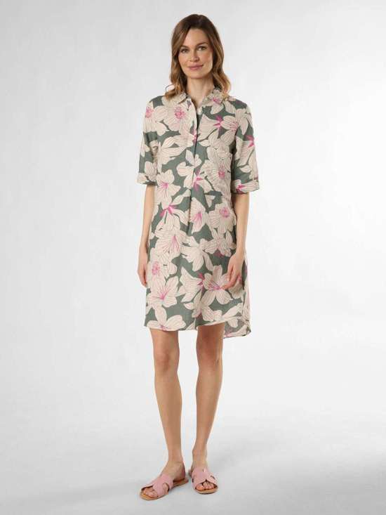 oliv weiß gemustert