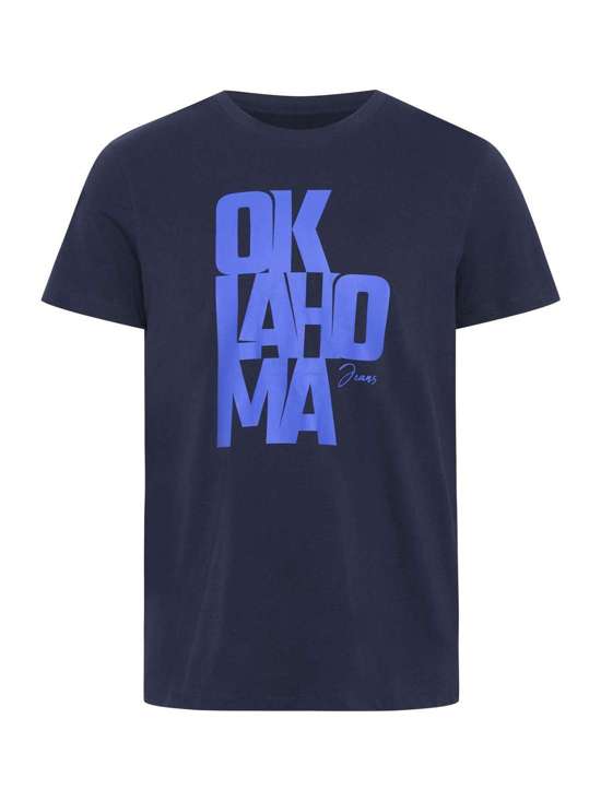 marine blau bedruckt