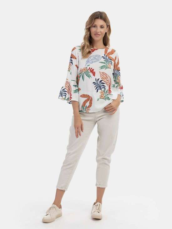 белый с рисунком