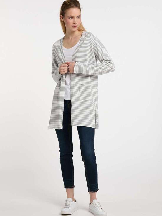 серый полосатый