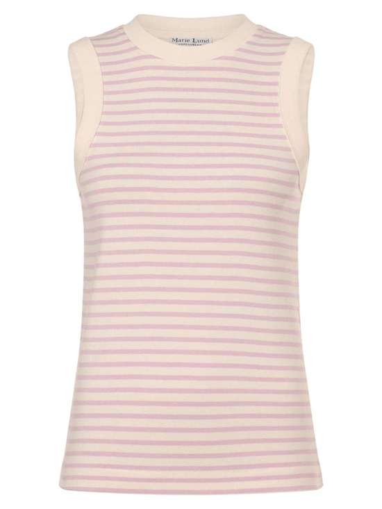 ecru flieder gestreift