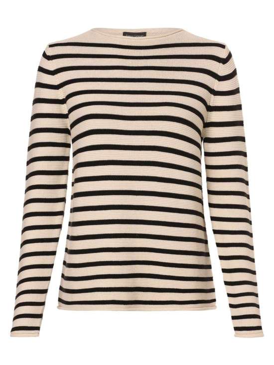 ecru schwarz gestreift