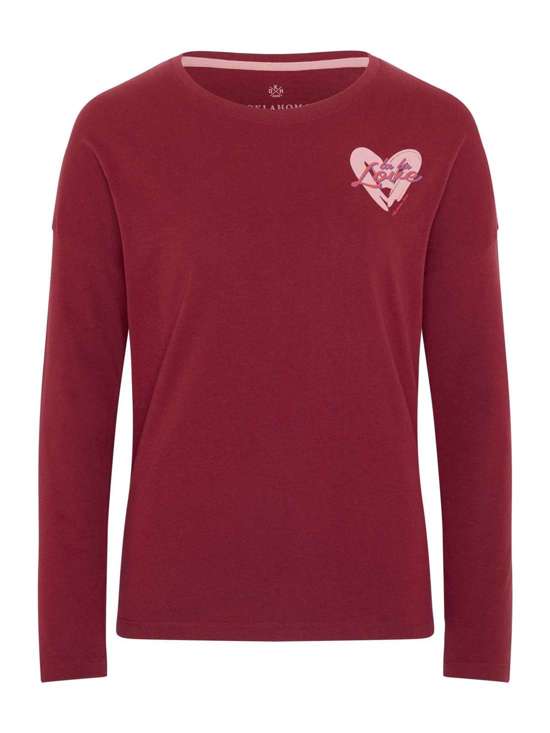 красный с рисунком