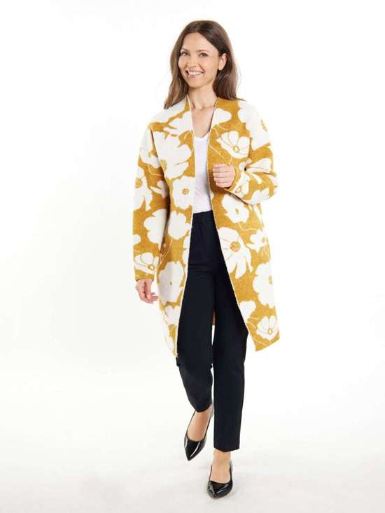 желтый узорчатый