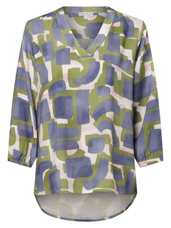 blau erbse gemustert