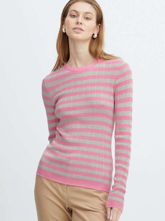 розовый в полоску