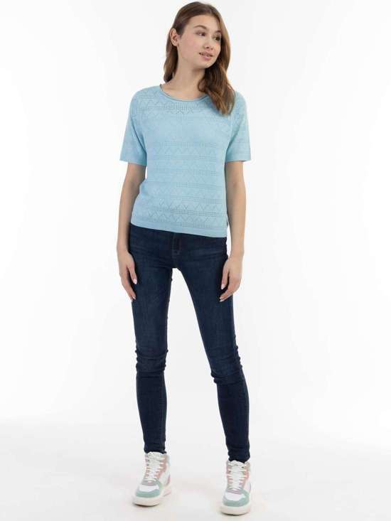 голубой-узорчатый