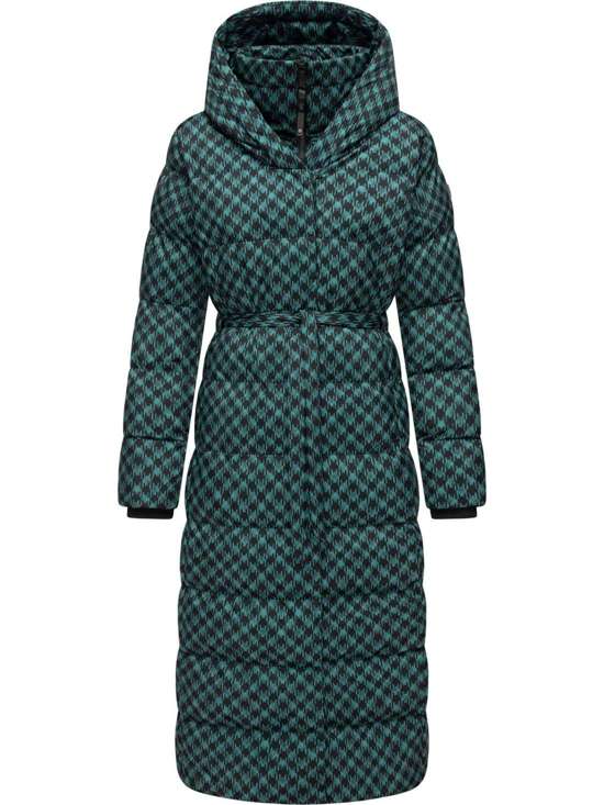 голубой узорчатый