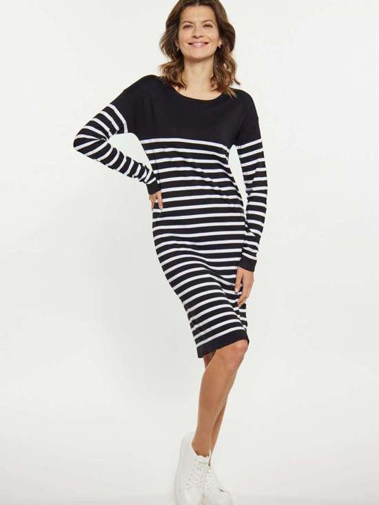 черный в полоску