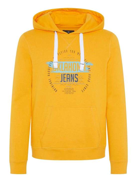 mais orange bedruckt