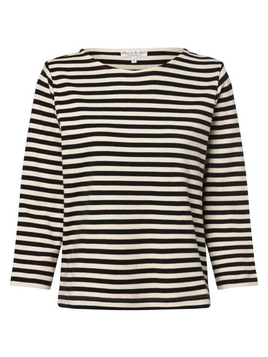 ecru marine gestreift