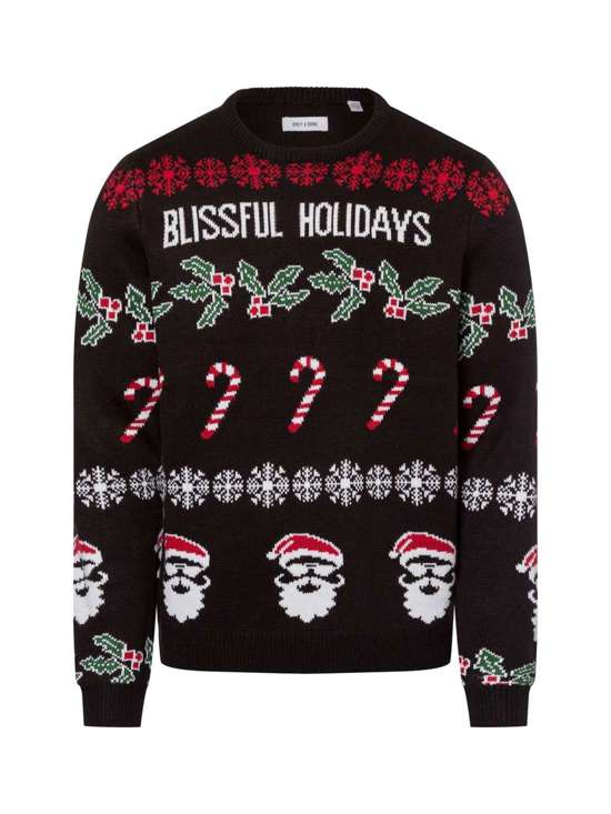 schwarz mehrfarbig gemustert