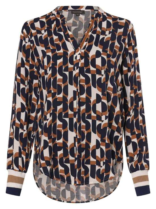 weiß nougat gemustert