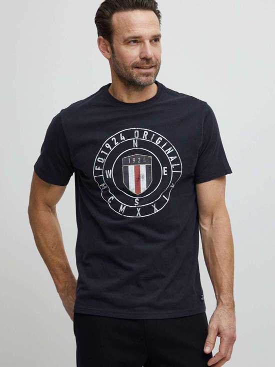 синий узорчатый