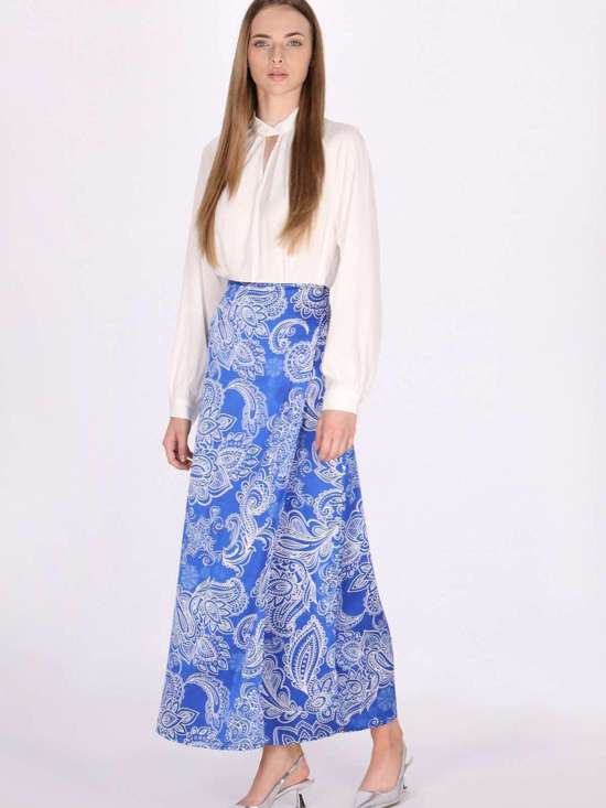 сиреневый узорчатый