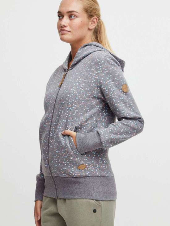 серый в горошек