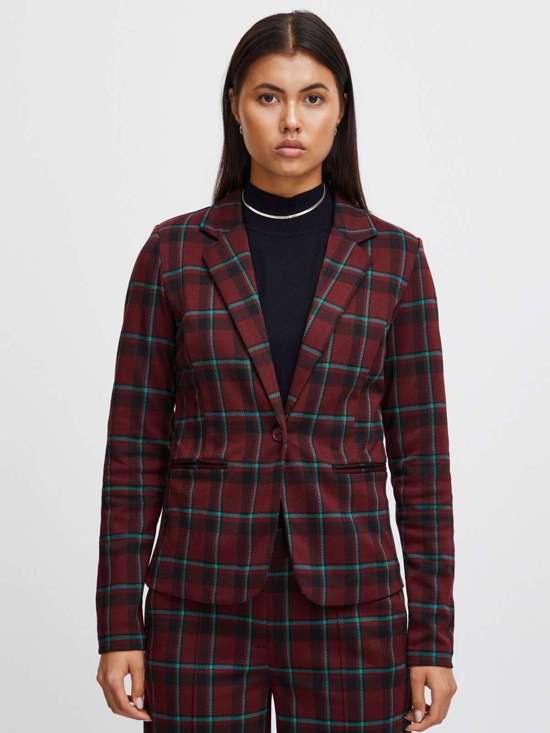 красный в клетку