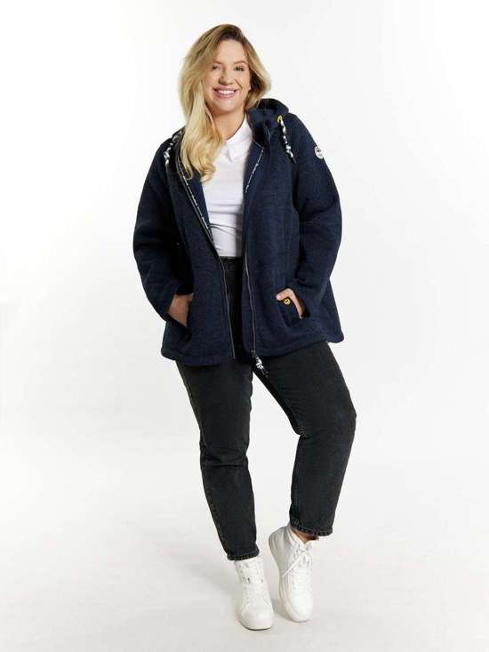 синий морской мелированный