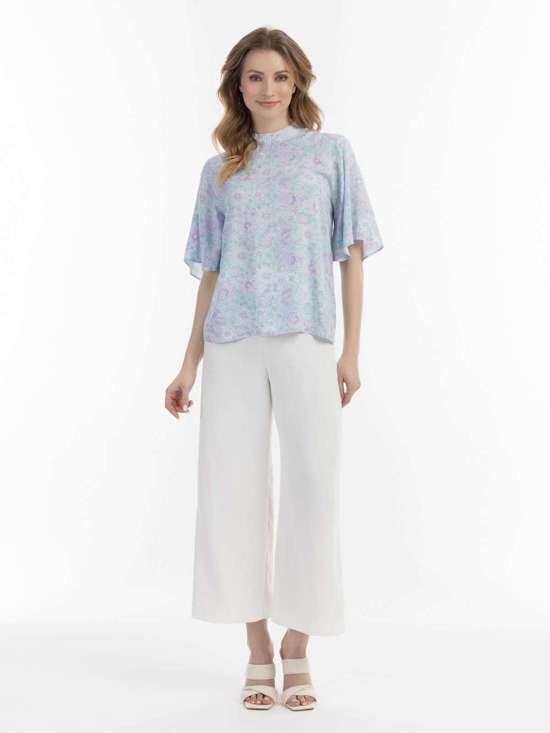 бирюзовый с рисунком