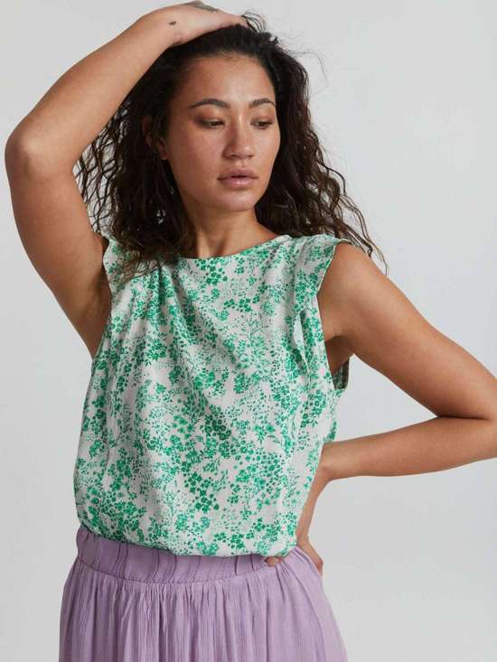 зеленый узорчатый