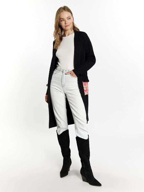 mehrfarbig gemustert