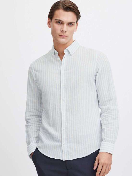 светло-синий полосатый