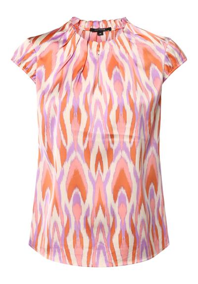 orange lila gemustert
