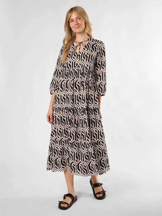 marine ecru gemustert