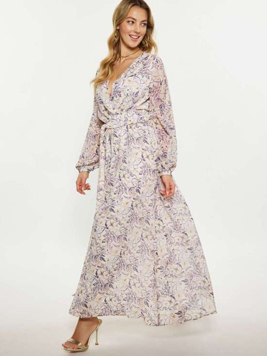 лиловый узорчатый