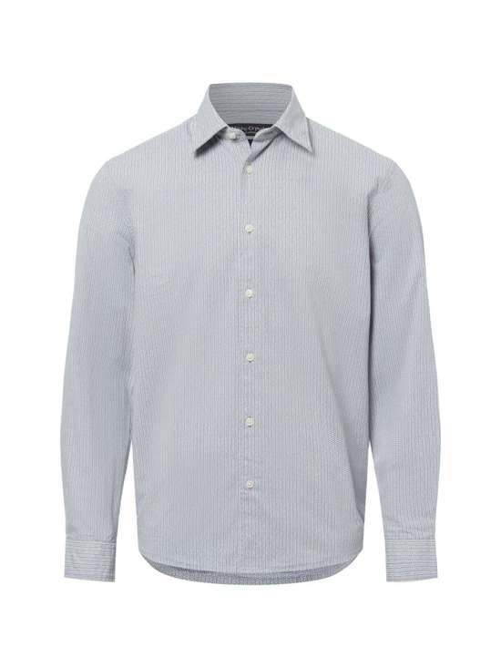 hellblau weiß gemustert