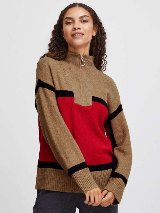 коричневый в рисунком