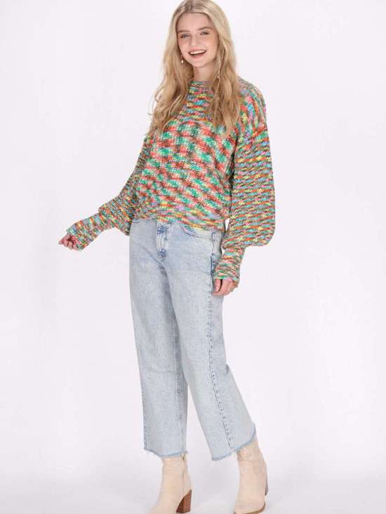 зеленый узорчатый