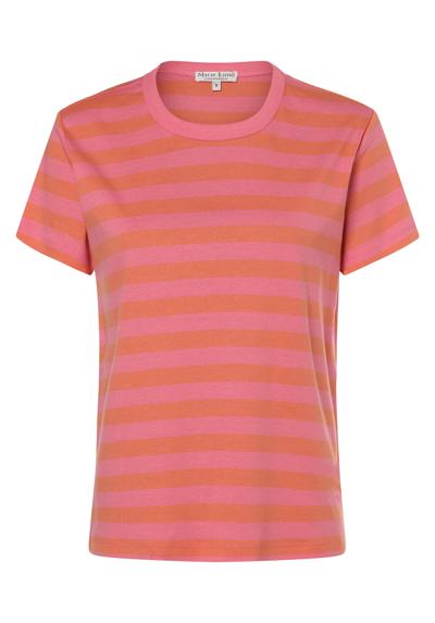 pink orange gestreift