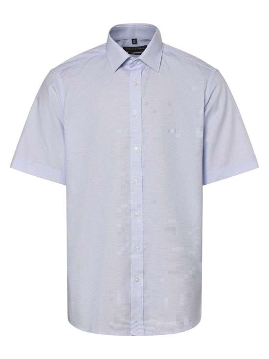 hellblau weiß kariert