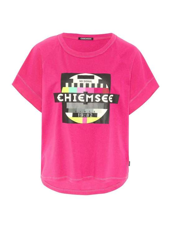 ярко-розовый с рисунком