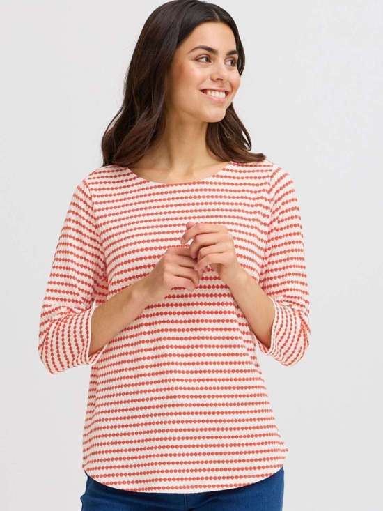 красный в полоску