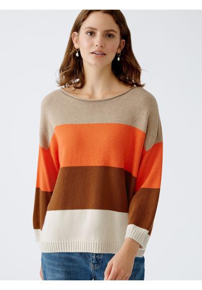 beige rot gestreift