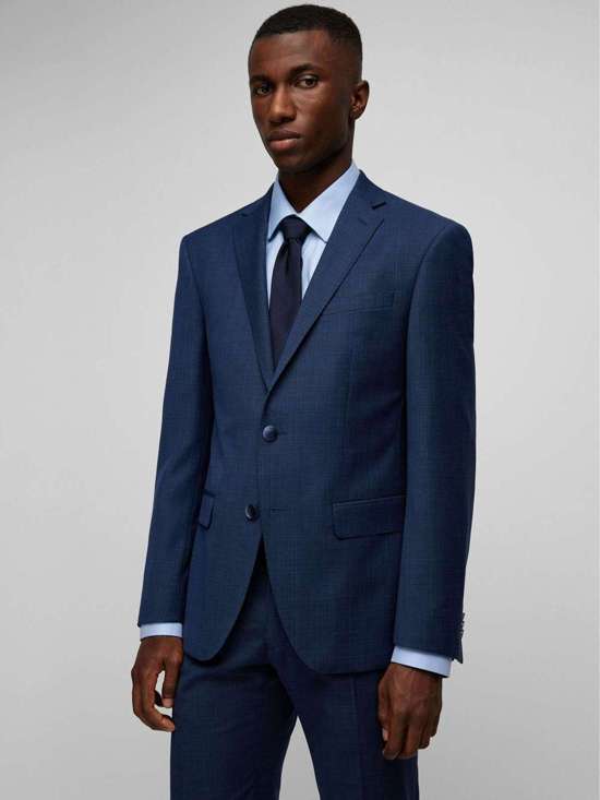 синий меланж