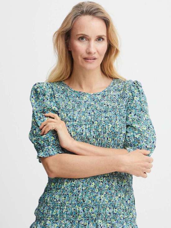 зеленый узорчатый