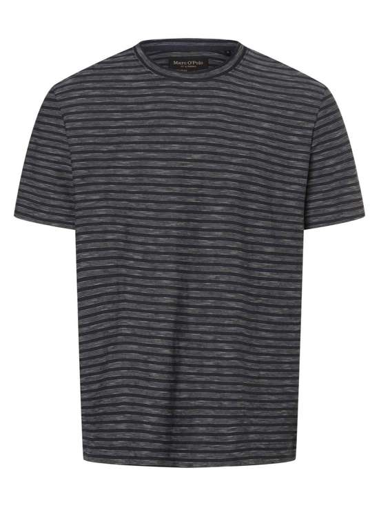 indigo weiß gestreift