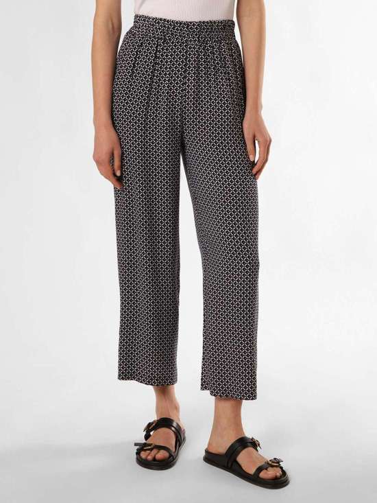 marine ecru gemustert