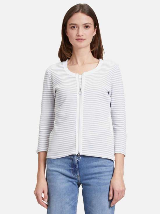 grau mehrfarbig gestreift